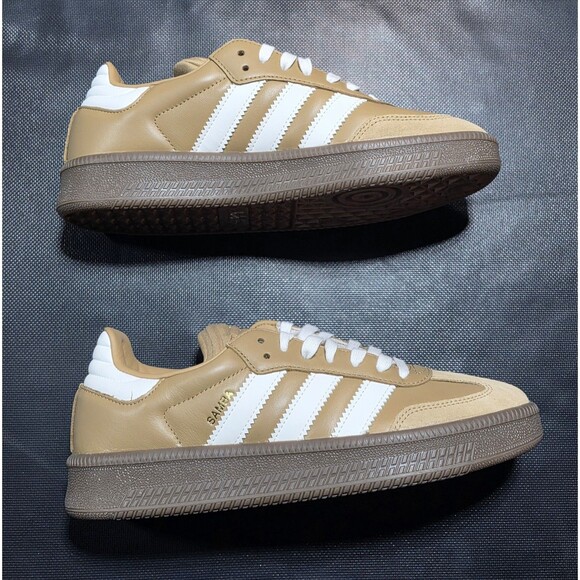 New Adidas SAMBA XLG Men\'s Size 10.5 Cardboard Brown White Gum Shoes JR0926 main image 12